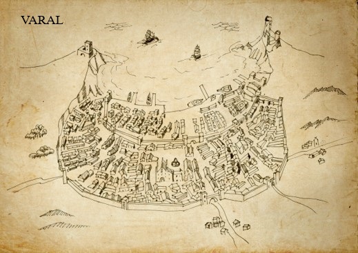 Mapa de la ciudad de Varal